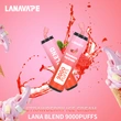 Lana Blend  Strawberry Ice Cream  9000 Puffs  Disposable Vape