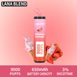 Lana Blend  Strawberry Ice Cream  9000 Puffs  Disposable Vape