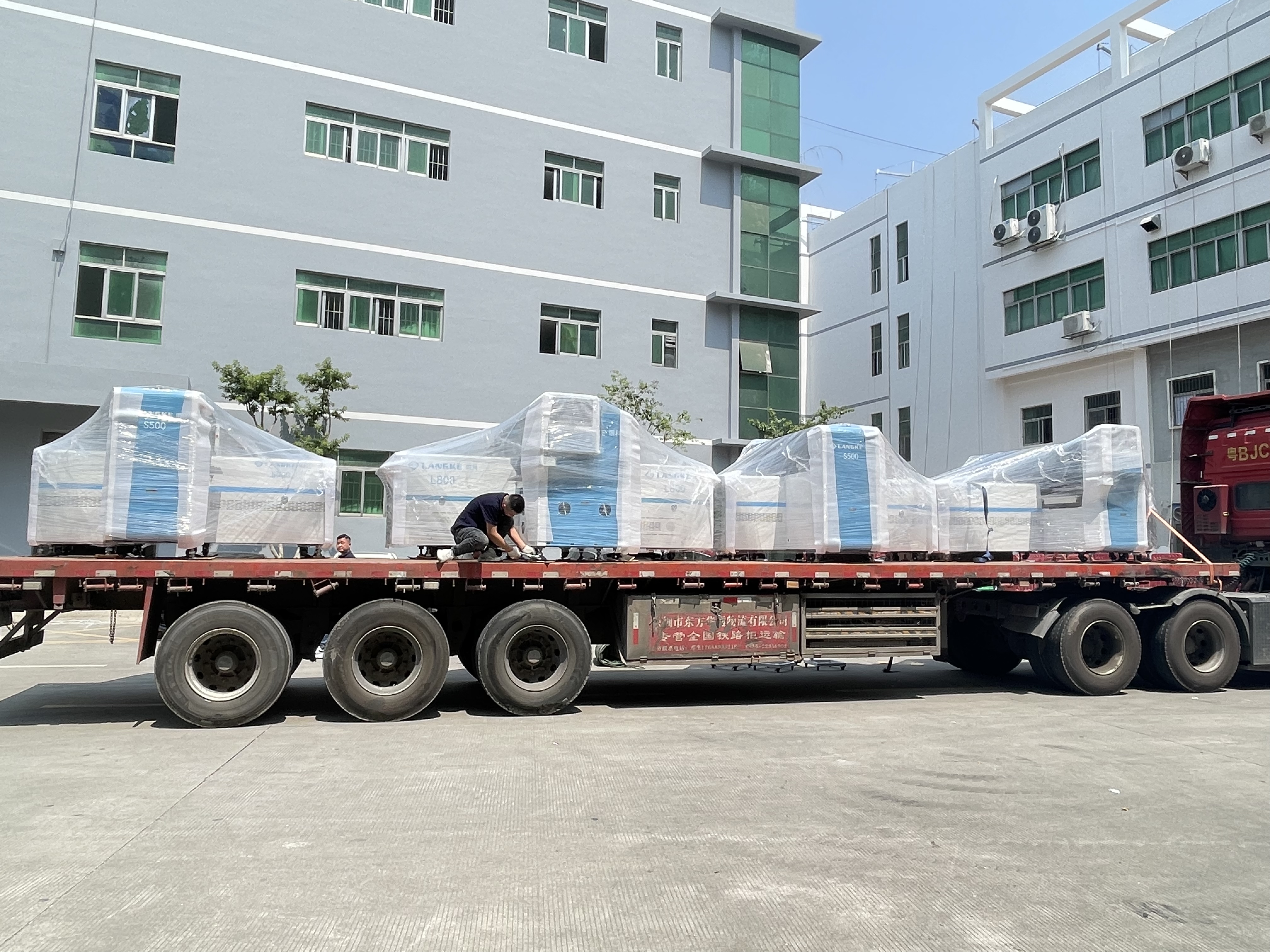 28 juillet 2022 langke prêt à expédier la machine pnp à l'usine du client