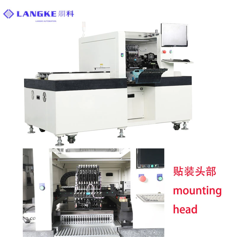 Semi-automatic 8 Heads LED Pick and Place Machine