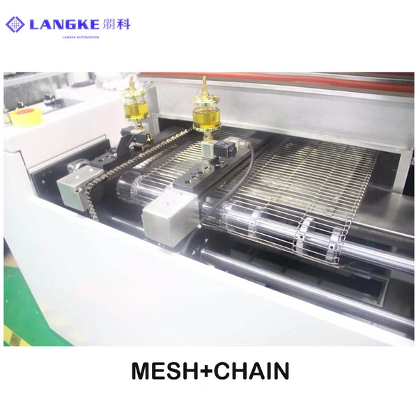 LKR-1000 single mesh and chain lead free soldering machine