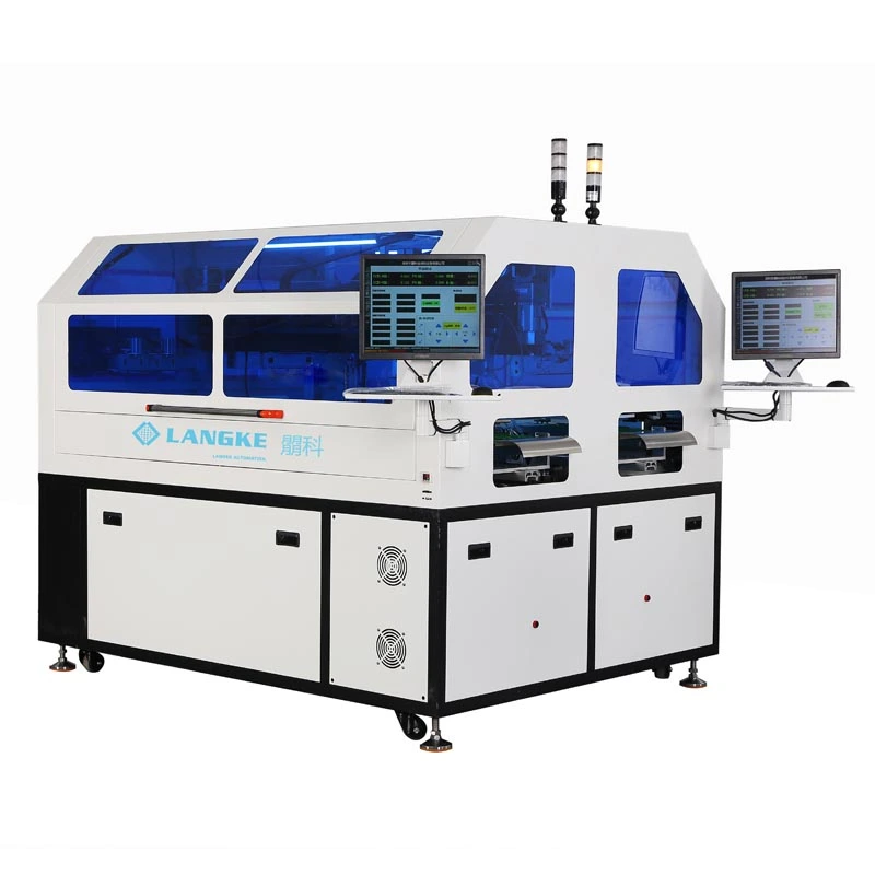 dual lane roll to roll solder paste printer machine for wireless led strip light