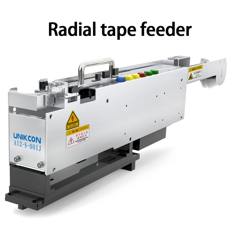 EMS Axial tape feeder for insertion machines