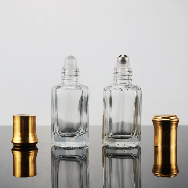 octagon attar perfume oil glass bottles 3ml 6ml 12ml 