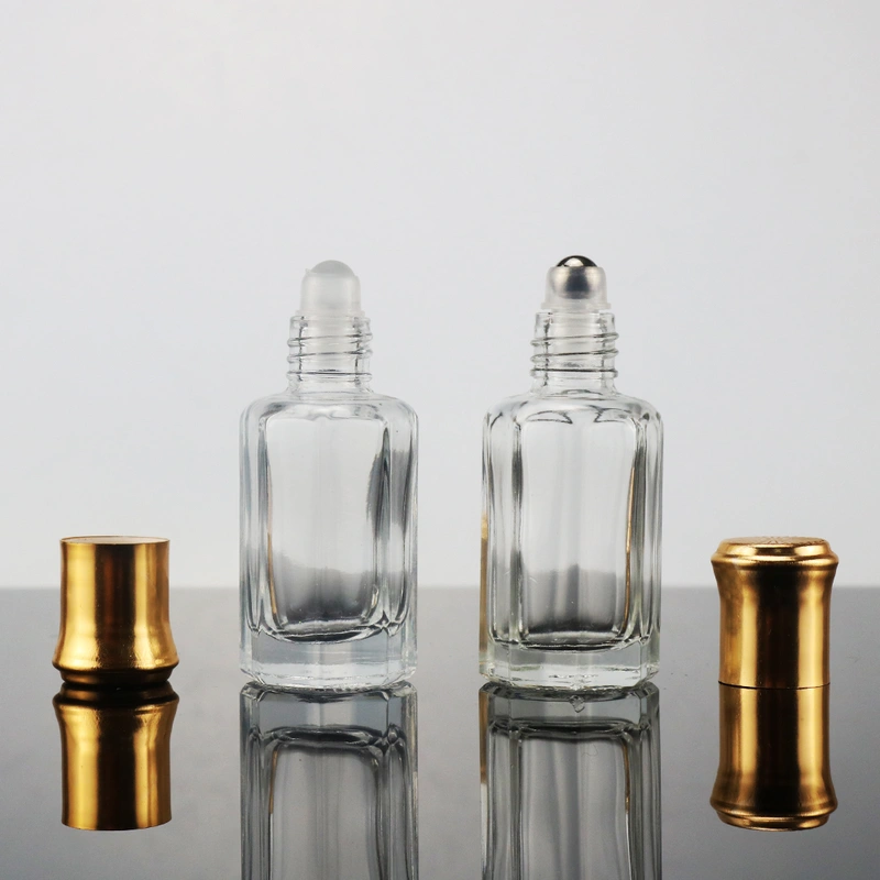 octagon attar perfume oil glass bottles 3ml 6ml 12ml 