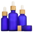 Essential Oil Dropper Bottles;Cosmetic Packing Bamboo Frosted Glass 