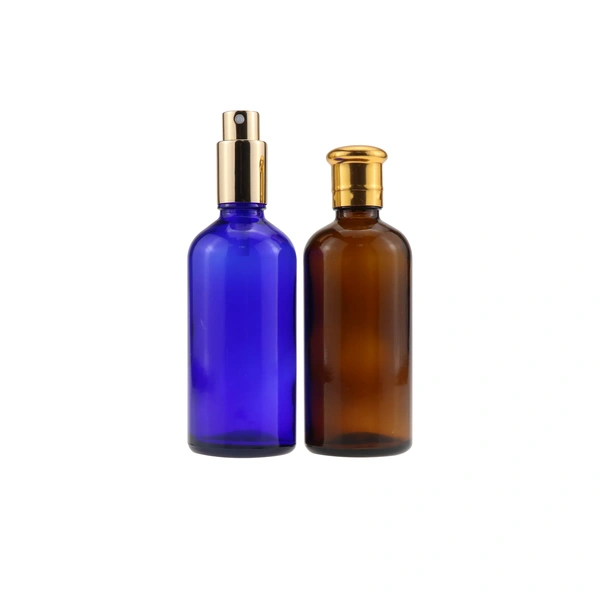 Flat Shoulder Glass Oil Dropper Bottle  with pipette