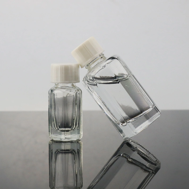 octagon attar perfume oil glass bottles 3ml 6ml 12ml 