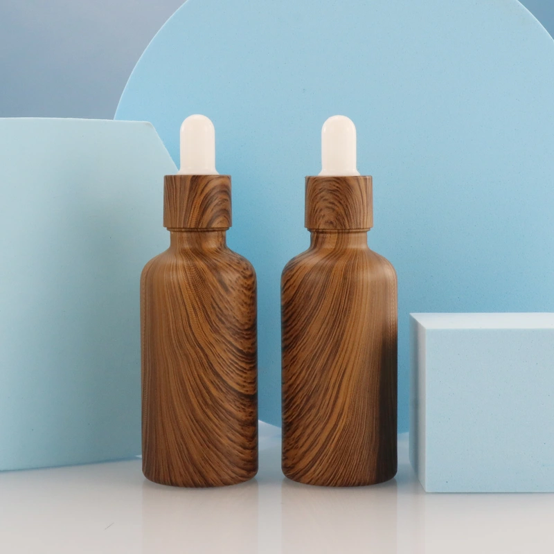 Skincare wooden bamboo oil Bottles