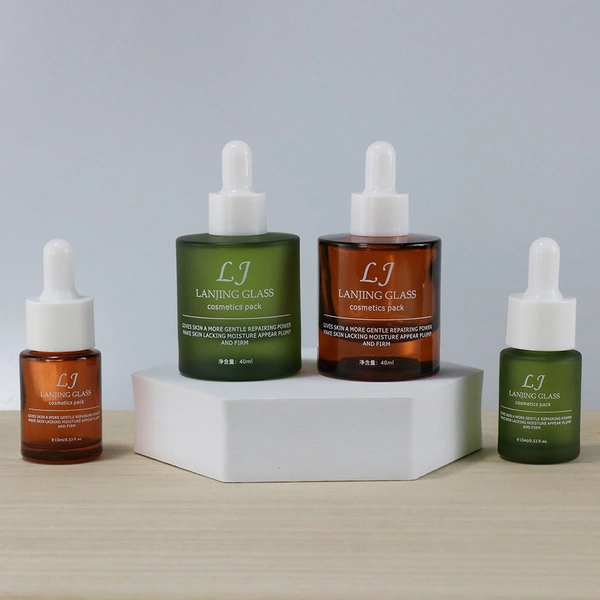 Essential Oil White empty  Bottle 30ml with box