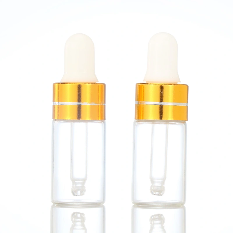 Glass 1ml 2ml 3ml 5ml Essential Oil Sample Bottle Vials for Traveling