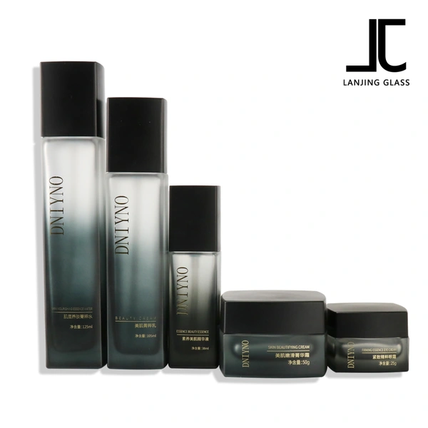 20ml 30ml 40ml bb cream makeup cosmetic press pump bottle packaging straight sided empty liquid foundation cream glass bottles