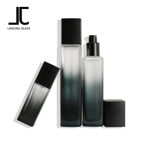 20ml 30ml 40ml bb cream makeup cosmetic press pump bottle packaging straight sided empty liquid foundation cream glass bottles