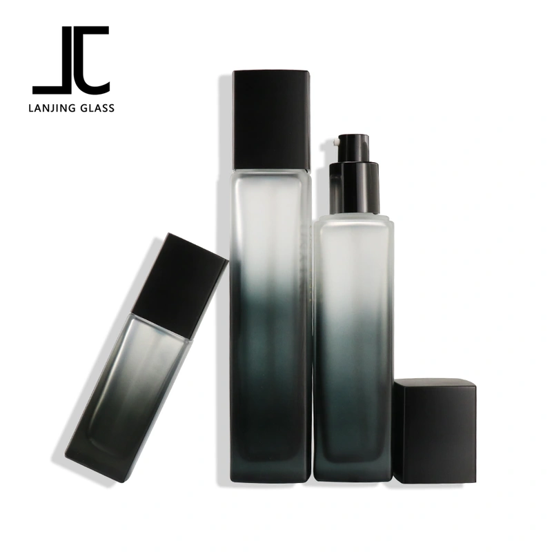20ml 30ml 40ml bb cream makeup cosmetic press pump bottle packaging straight sided empty liquid foundation cream glass bottles