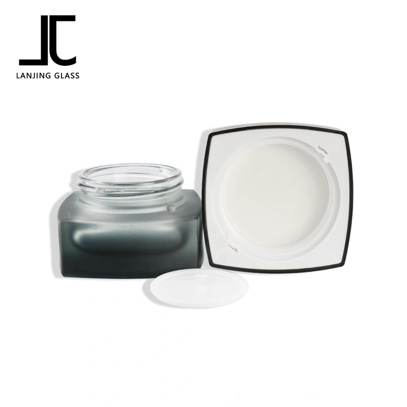 Custom Frosted Skincare Bottle Face Cream Jar 