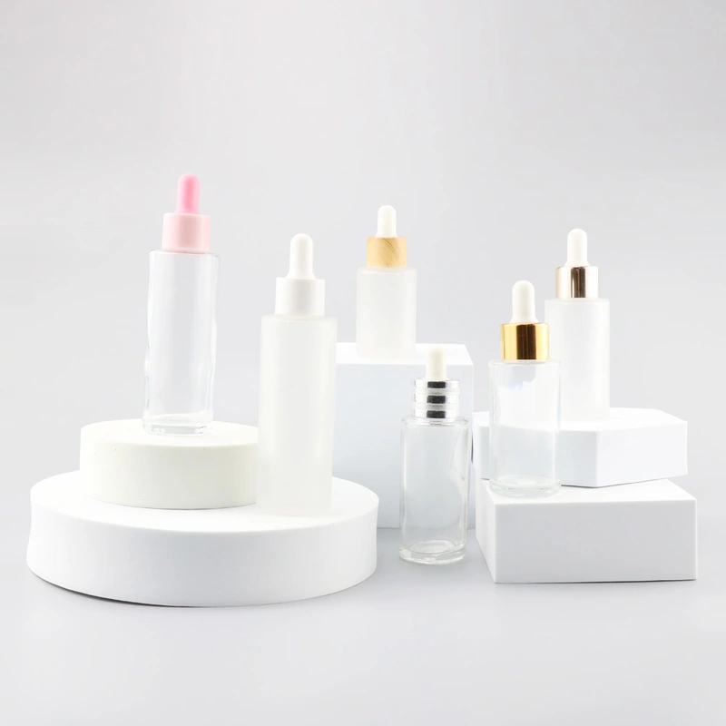 120ml Skincare Bottle Packaging Pink Frosted Toner Glass Cosmetic Spray Pump Bottles