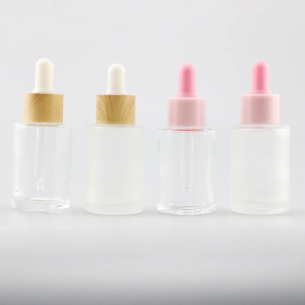 cream screw lid bottle amber jar 2oz glass dropper essential oil jar for cosmetic