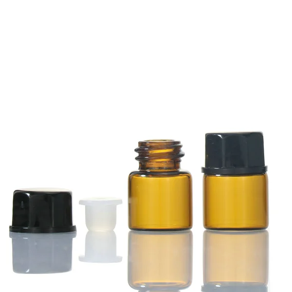Transparent Amber Mini Travel Essential Oil Bottle Vials for Traveling