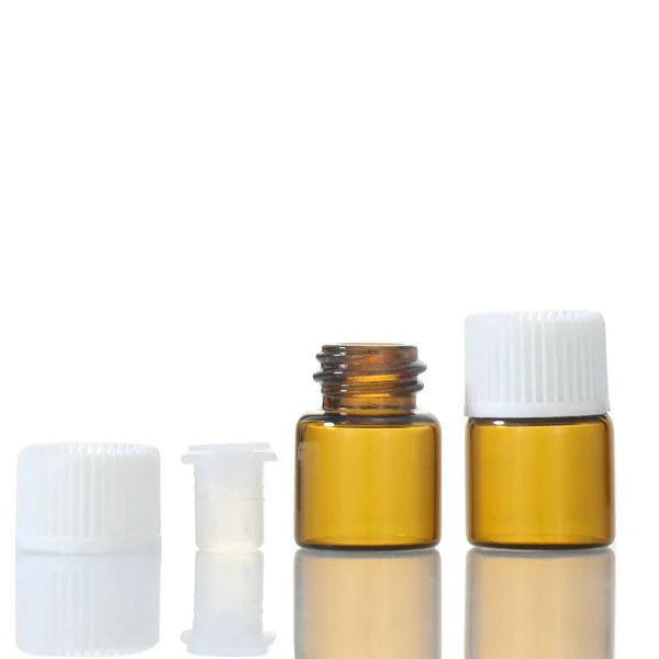 2ml Portable Aromatherapy Esstenial Oil Bottle Vials With Eye Dropper 