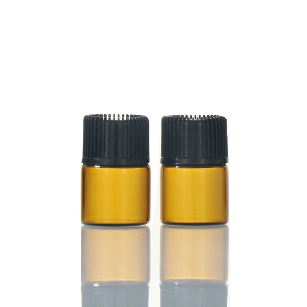 Sample Container Liquid Bottle Refillable Mini Glass Dropper Bottle