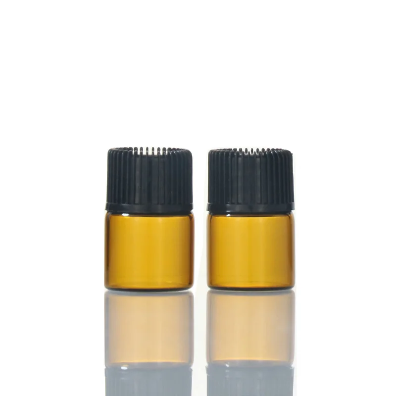 Sample Container Liquid Bottle Refillable Mini Glass Dropper Bottle