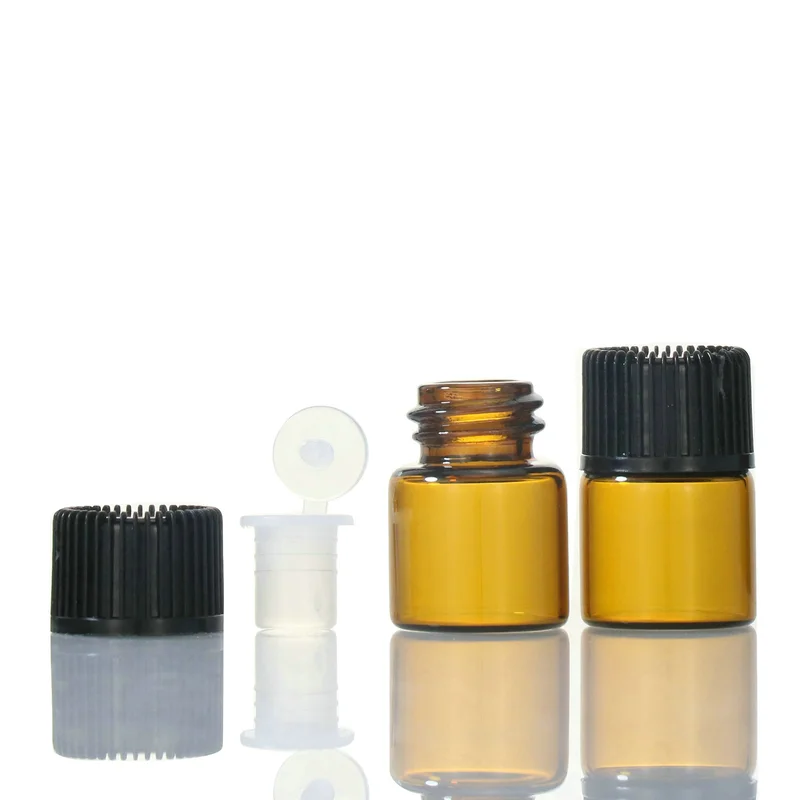 Mini Empty Perfume Fragrance Vial Essential Oil Bottle with Dropper