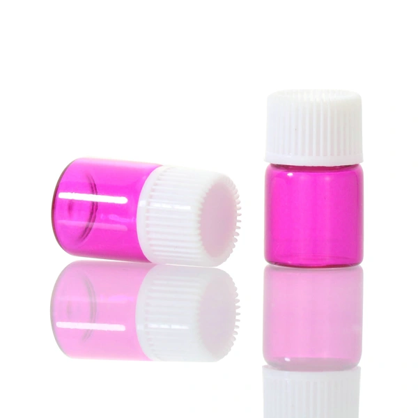 Glass Serum Cosmetic Mini Sample Dropper Bottle Essential Oil Vial