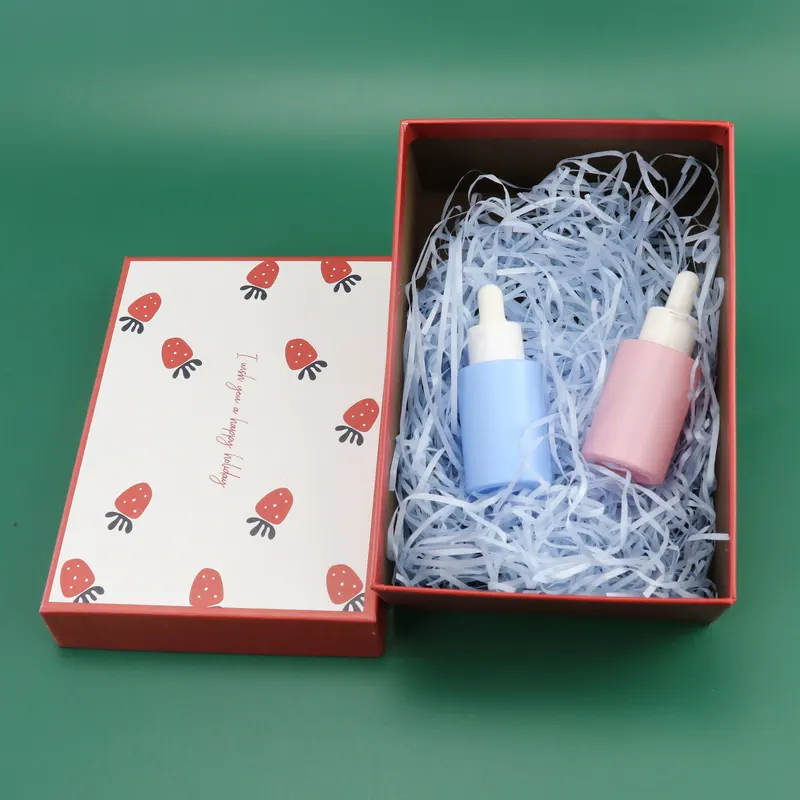 Glass serum Press Dropper Bottle essential oil bottle sample sack Cosmetic Container