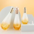 50ml glass dropper bottle whitening hydra essence oil serum glass facial serum bottle