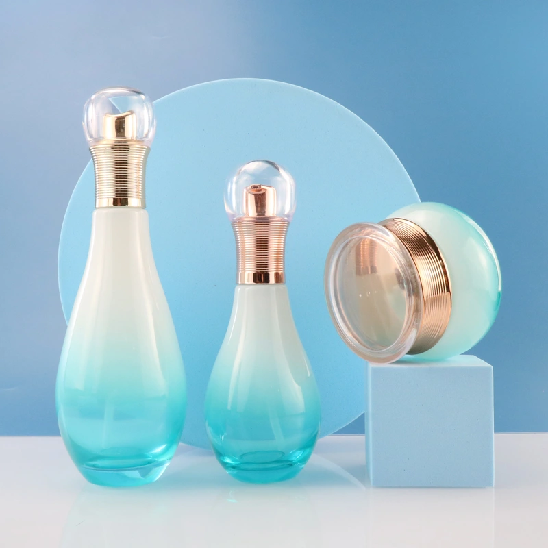flat shoulder essential oil serum glass dropper bottles