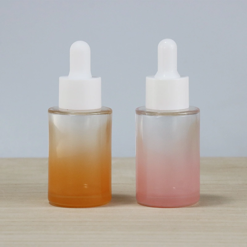 30ml Gradient Perfume Cosmetic Glass Cream Essential Oil Bottle
