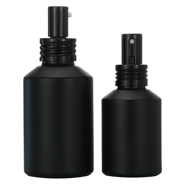 Slant Shoulder Glass Cream Essential Oil Foundation Spray Bottle