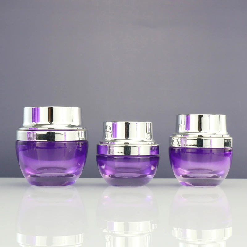 cosmetic inner plug packaging skincare glass toner bottle with screw cap