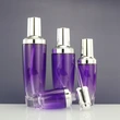 cosmetic inner plug packaging skincare glass toner bottle with screw cap