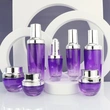 cosmetic inner plug packaging skincare glass toner bottle with screw cap