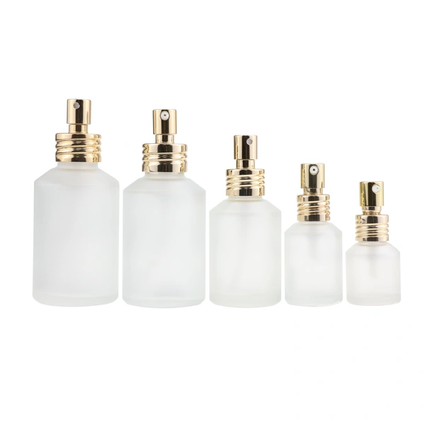 white opal glass bottle men facial skincare Lotion and serum packing