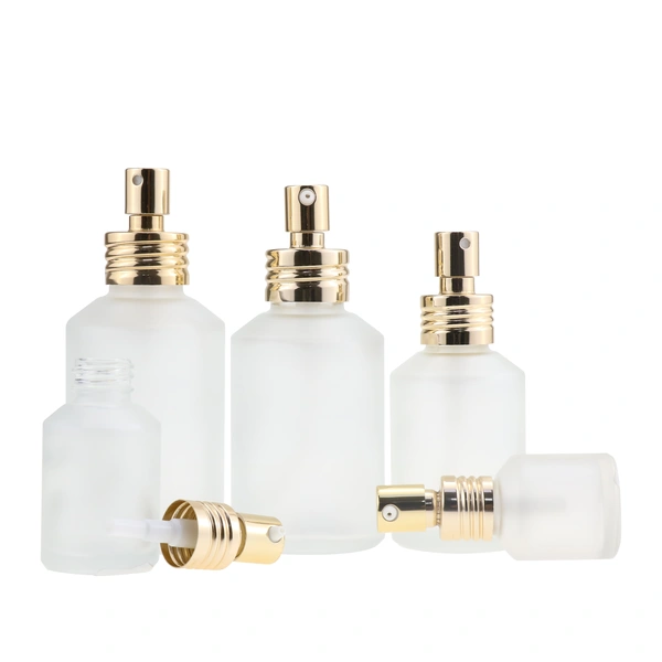 white opal glass bottle men facial skincare Lotion and serum packing