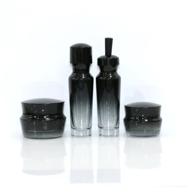 green baby glass bottle perfume spray glass toner lotion bottle sets 