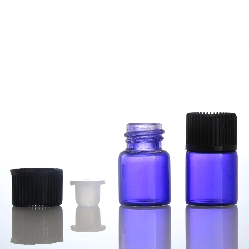 essential oil perfume small sample dram glass vial dropper bottle
