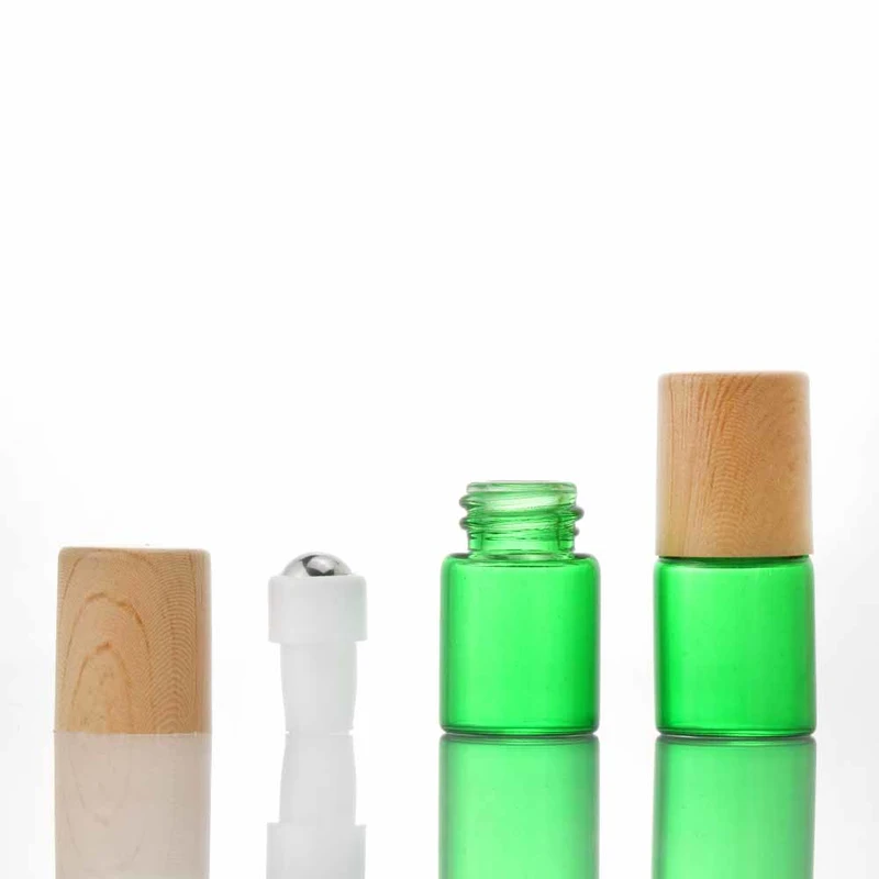  Essential oil perfume bottle roll on with cap attar glass bottle