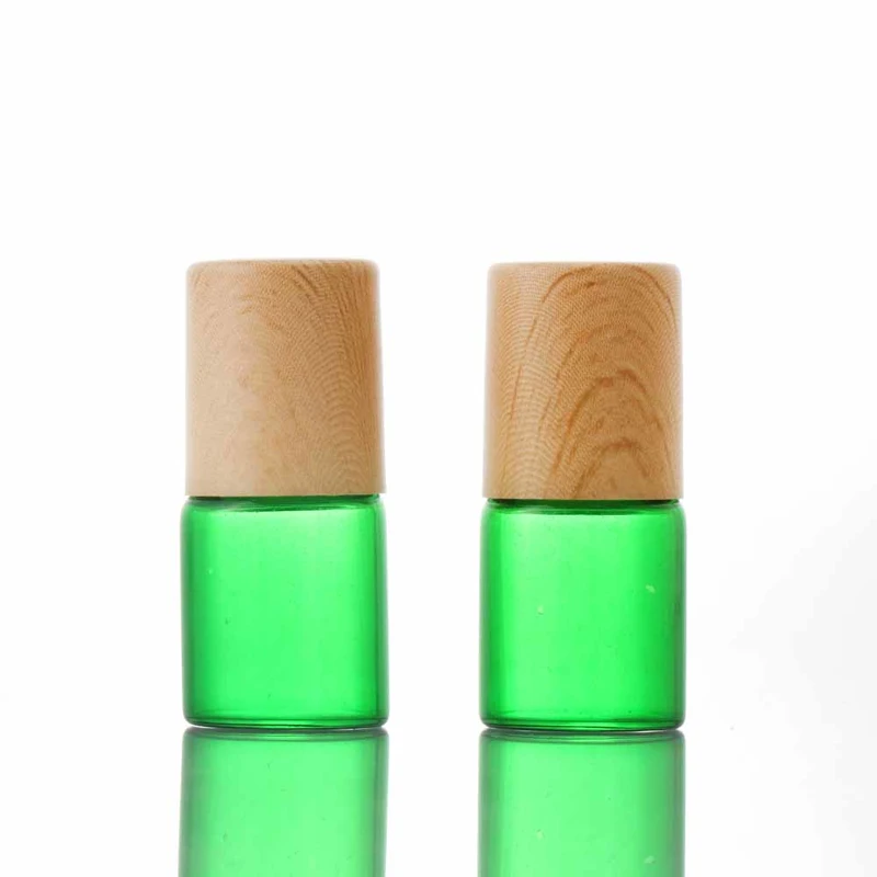 Amber 2ml Glass Roll On Bottles With Roller Ball for Essential Oils