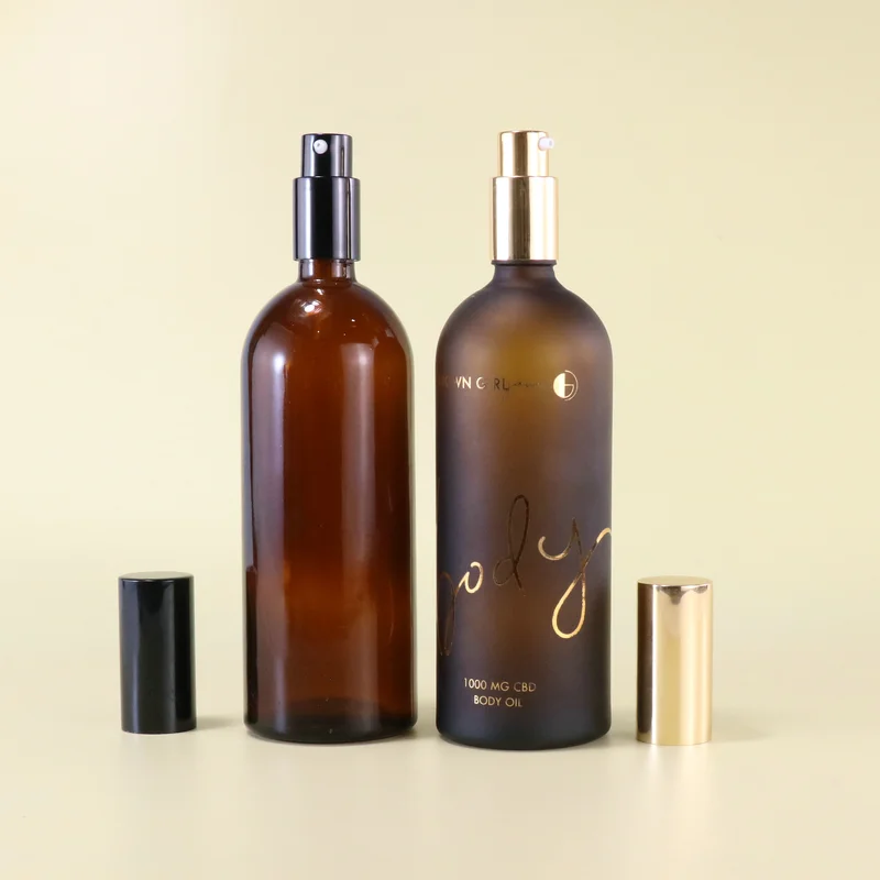  essential oil dropper  shampoo bottle  Black Trigger Spray Pumps