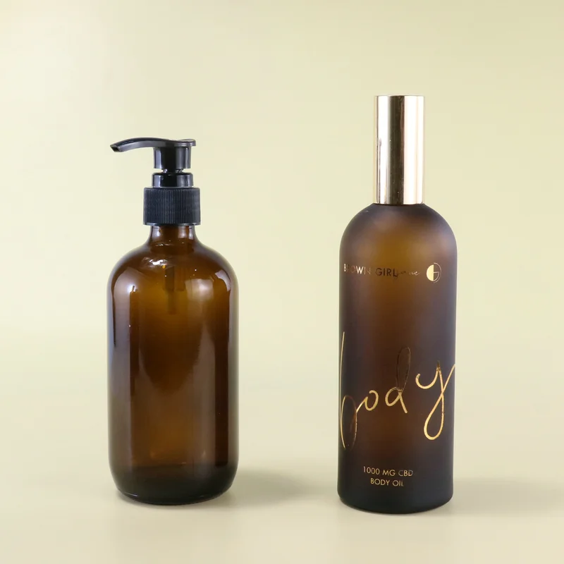  essential oil dropper  shampoo bottle  Black Trigger Spray Pumps