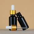fancy essential oil perfume glass bamboo dropper bottles