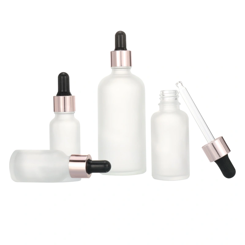 hot sale essential oil perfume glass bamboo dropper bottle