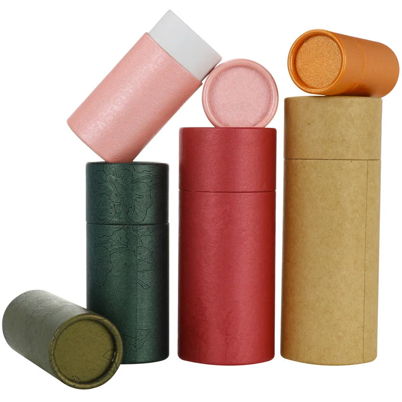 cardboard essential oil dropper glass bottle with paper tube