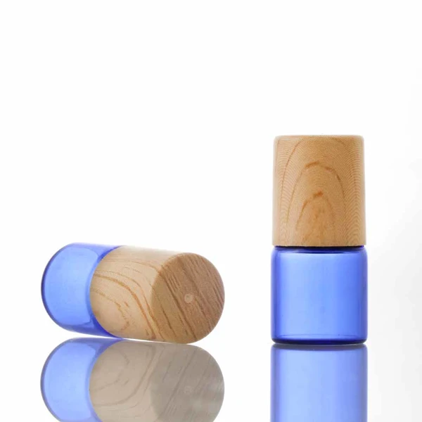 Cosmetic Packaging Rose Gold Roll On Glass Roller Perfume Bottle