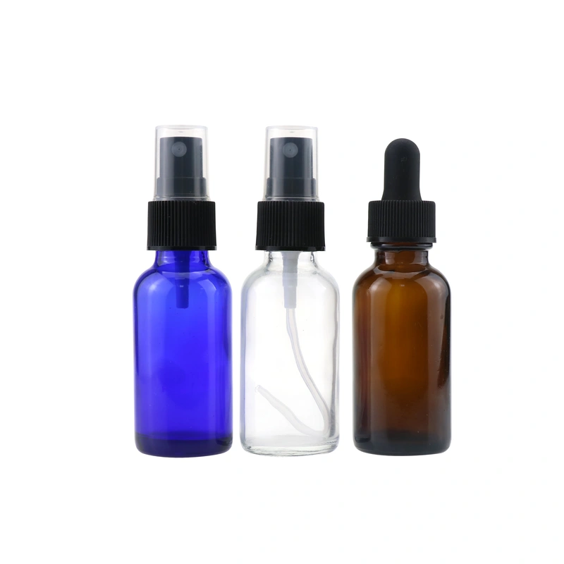 120ml empty perfume glass dropper spray boston bottle