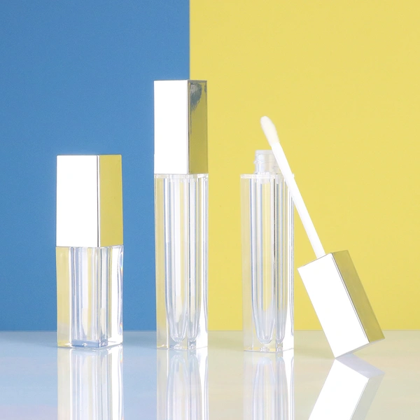 plastic cylinder pink colour mascara packing tube