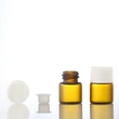 Amber Clear Transparent 1ml 2ml 3ml Mini Sample Glass Dropper vial